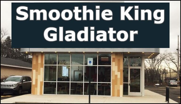 Smoothie King Menu