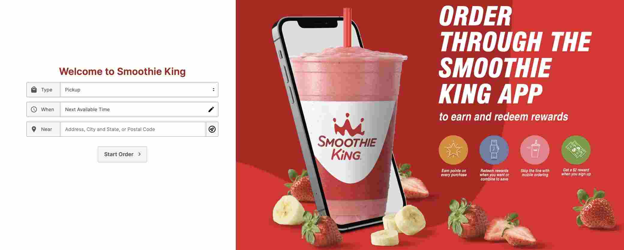 smoothie king order online